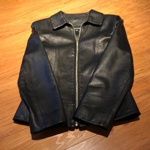Black leather Jacket